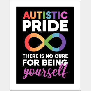 Autistic Pride Day Autism Neurodiversity Infinity Posters and Art